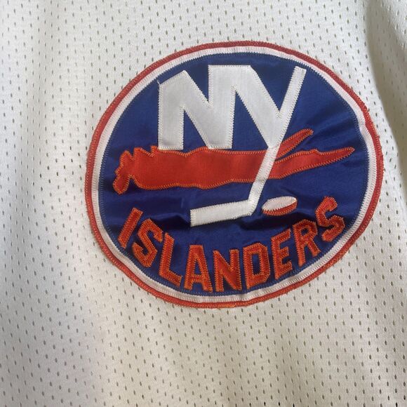 Vintage 90s New York Islanders Blank Jersey Adult XL - Eagle Sportswear - Picture 2 of 4